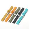 Schnellverschluss Nylon Segeltuch Uhrenarmband 18mm 19mm 20mm 21mm 22mm 24mm Schmetterlingsverschluss Band für Omega für Seiko Uhrenarmband