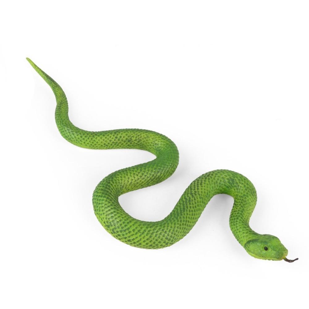 Reptile Animal Rattlesnake Model Soft TPR Simulation Snake Funny Snake Action Figures  Prank Toy