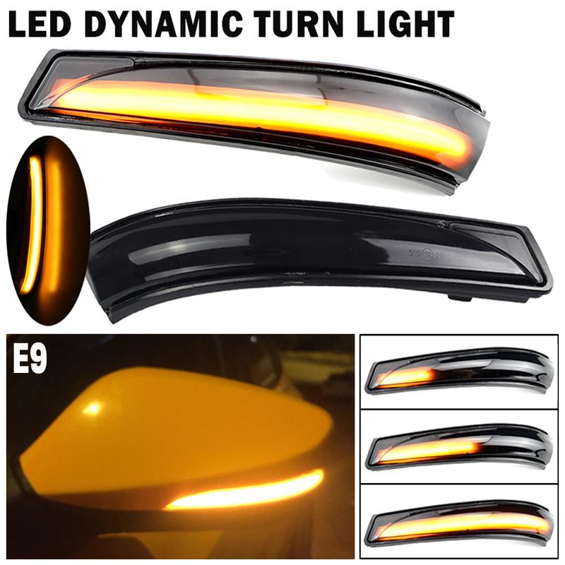Side Mirror Flashing Light LED Dynamic Turn Signal Light Flowing Water Blinker For Hyundai Elantra GT Avante MK5 MD UD Veloster