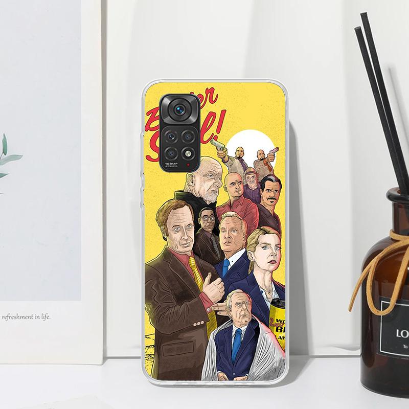 

Better Call Saul TV Phone Case For Xiaomi Redmi Note 15 13 14S 14 Pro Plus 12S 11S 10S 12 11E 10 11T Art Fundas Back Cover Redmi Redmi Note 11 Pro 4G