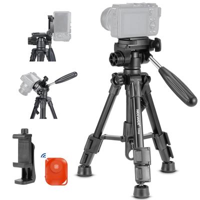 NEEWER Basic Mini Bordstativ för Kameror och Tillverkat av Aluminium Liten Plåt Videostativ Selfie för DLSR Maximal Belastning 6kg TP02 Stativ, Smartphones,