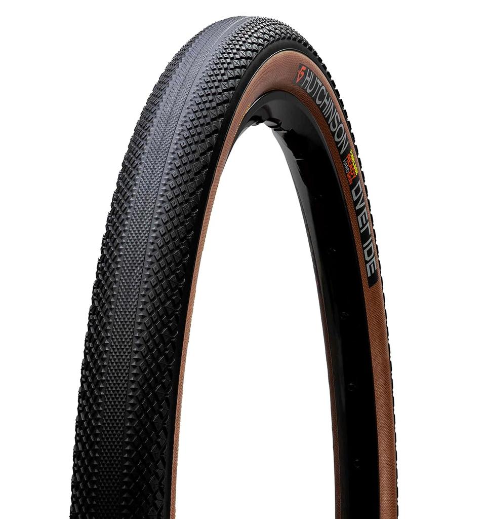 Hutchinson Gravel Tubeless Ready Tire Override TLR 28 inch 700x50 (50-622) Black/Tan HARDSKIN PV531781