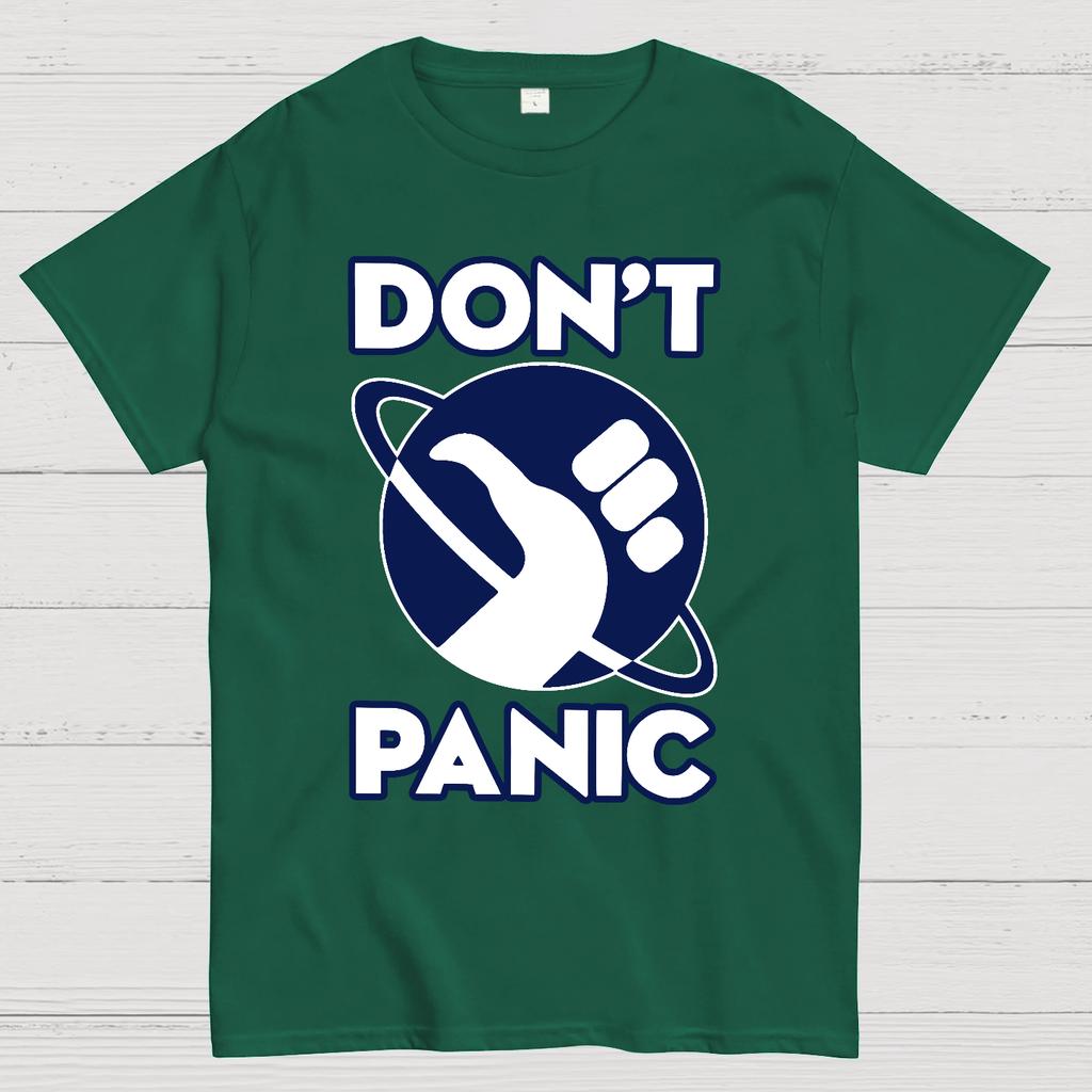 Don't Panic Cotton Summer Casual Cool Loose T-Shirt