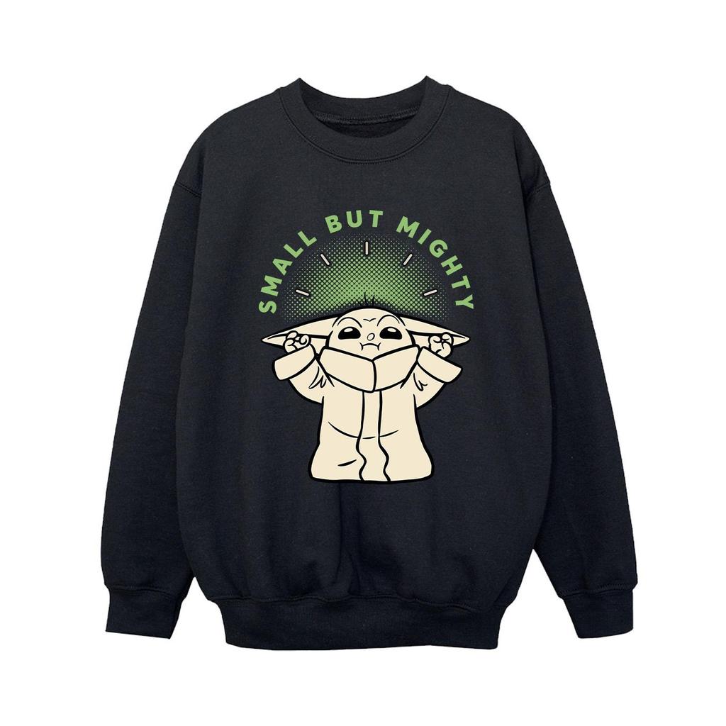 Star Wars Boys The Mandalorian Small But Mighty Grogu Sweatshirt