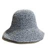Korean-style spring-summer seaside vacation sunshade versatile fisherman hat for women, vintage mixed-color, foldable, breathable, sun-protective