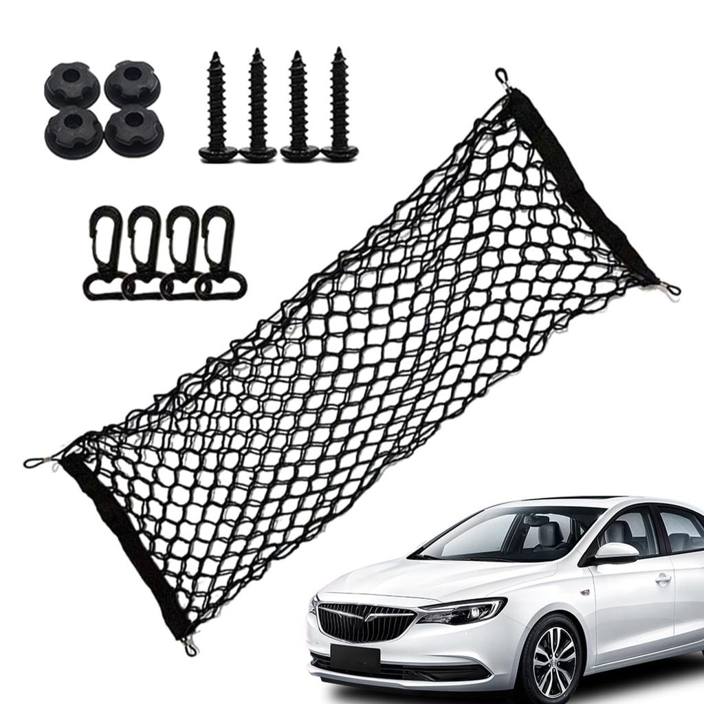 Trunk Mesh Cargo Net, Elastic Cargo Net for Trucks with Hooks | Car Trunk