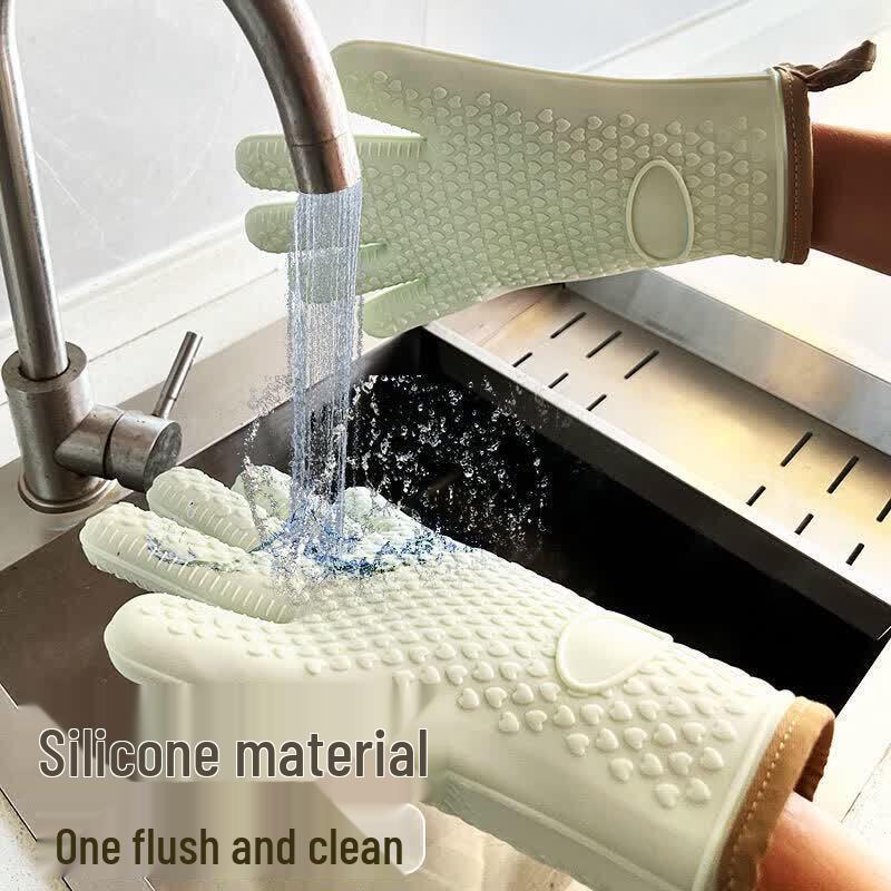 ZISIZ Silicone Heat Resistant Oven Mitt