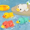 1 A swimming duckling with a smooth surface, exquisite details in the shape of the duck, and smooth swimming. It can be used in a family bathtub