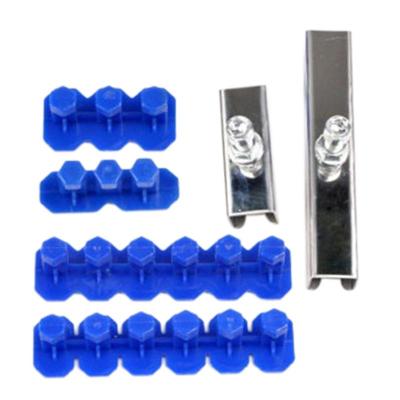 Car Dent Puller Kit Aluminum Steel Channel Nylon Tabs Sturdy Dent Puller Multifunctional Effective Car Maintenance Supplies