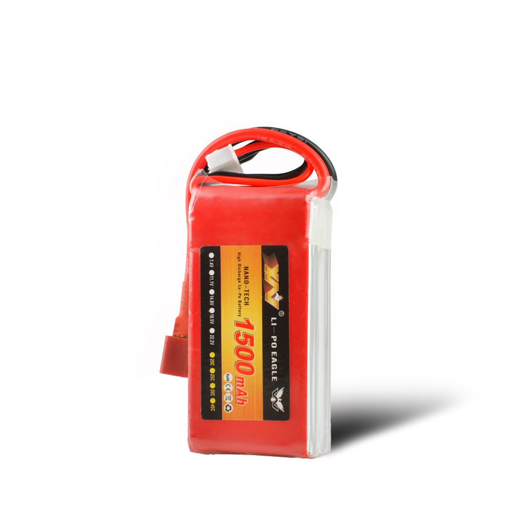 HJ 11.1V 1500mAh 35C 3S Lipo Batterie T Stecker für RC Drone Car Boot Quadcopter HJ 11.1V 1500mAh 35C 3S Lipo Batterie T Stecker für RC Drone Car Boot Quadcopter