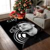 1pc Office Printed Area Carpet, Real Madrid Rug, Home Sofa Chair Mat For Christmas and Halloween Décor