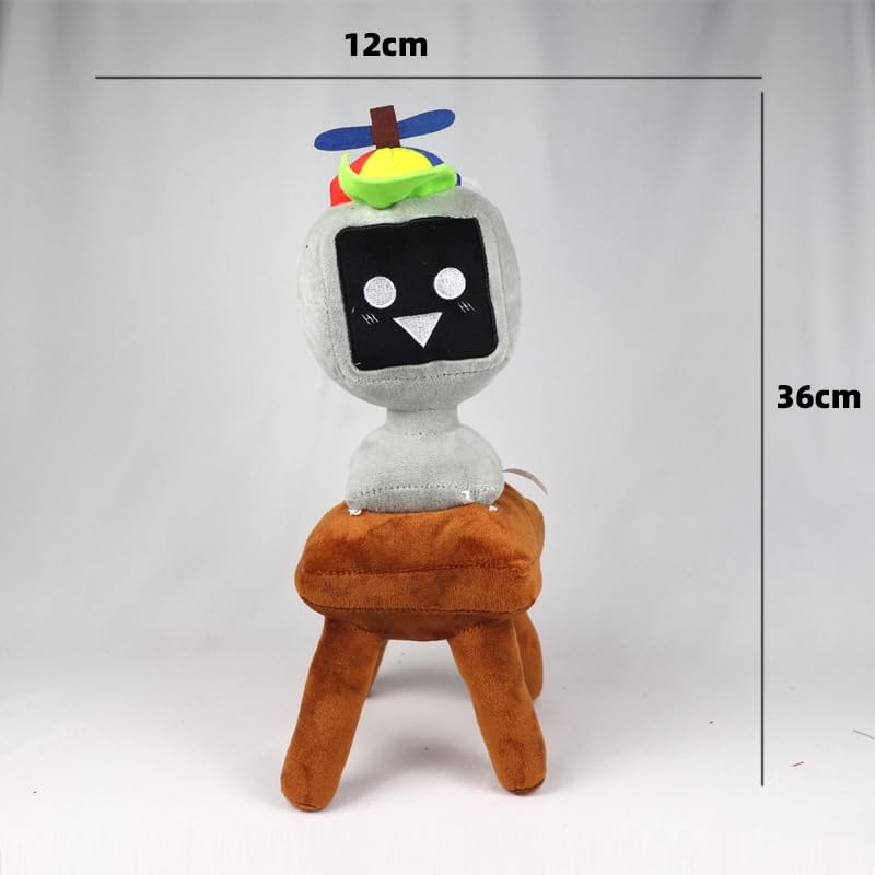 Sprunki Plyšová hračka 36CM Sprunki Plyšová panenka Hororová hra Plyšová Měkký zvířecí polštář Figurka Panenka Vánoční Dárek k narozeninám pro Dospělé Děti (Počítač)