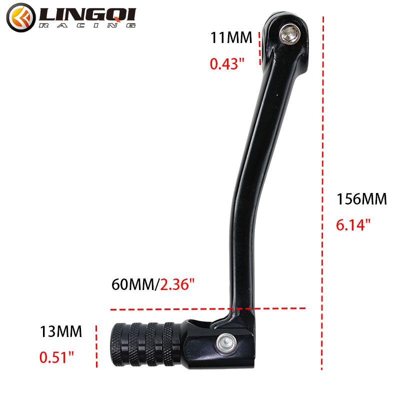 LYNNCHI Motorcycle CNC Folding Shifter Shift Lever For Kayo T2 T4 T6 Enduro Dirt Pit Bike ATV Off Road Racing Bikes Accessories чёрный