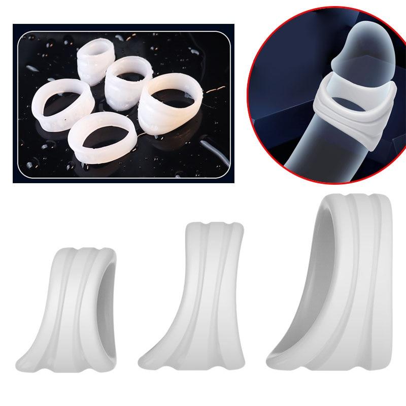 Sex Toys for Men Foreskin Rings Cock Ring Penis Enlargement Delayed Ejaculation Cockring Adult Supplies Cock Cage Sex