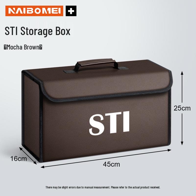 Subaru STI Trunk Organizer - Storage Box for Interior Decoration