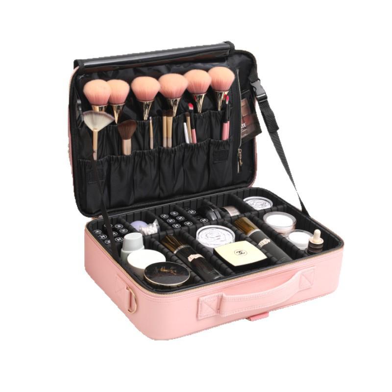 Large Capacity Portable Waterproof Makeup Artist Travel Bag