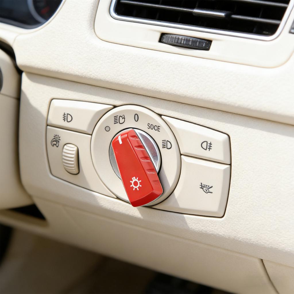 Front Headlight Control Switch Knob 61319134726 Car Head Light Switch Button for BMW 5 Series E60 E61 X5 X6 E70 E71 E72 Z4 E89