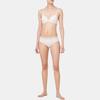 Calvin Klein Comfortable Soft Solid Color Lace Low Rise Triangle Underwear Women underwear QF8446AD-YAE