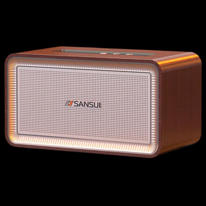 

SANSUI A5 Wireless Wooden HIFI Bluetooth Speaker