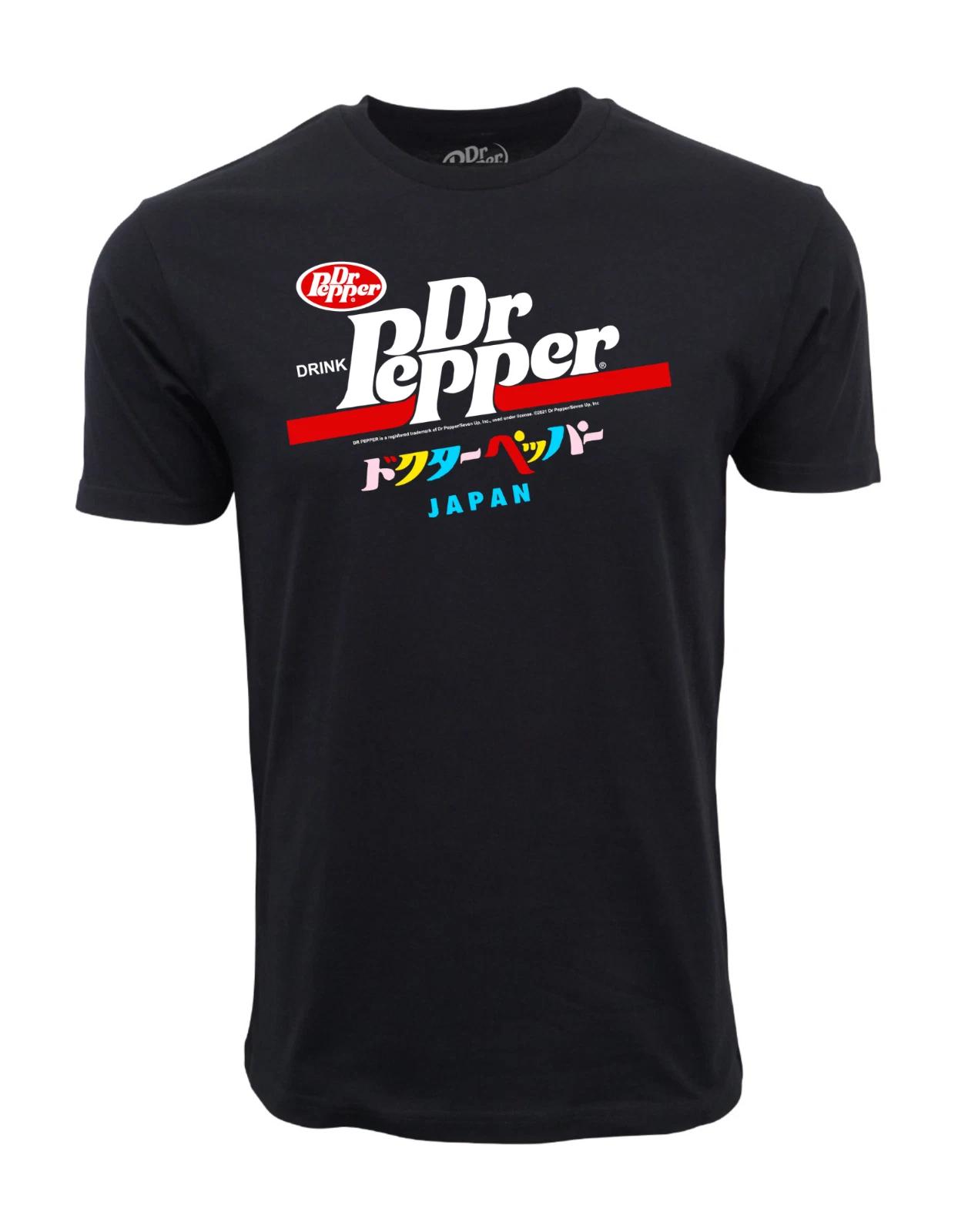 Unisex Adult Casual Graphic DR PEPPER JAPAN GRAPHIC T SHIRT T-Shirt XXXXL