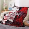 1Pc BandagedMan Print Flannel Blanket, High Quality Comfortable for All Seasons, Warmth and Comfort, Perfect for Christmas Gifts
