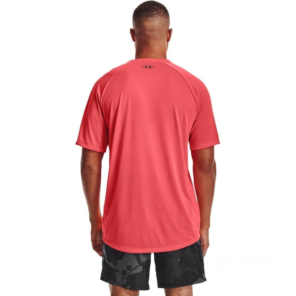 Under Armour Crew Neck Raglan Short Sleeve Pullover T-Shirt Men Tops Red 1361702-628