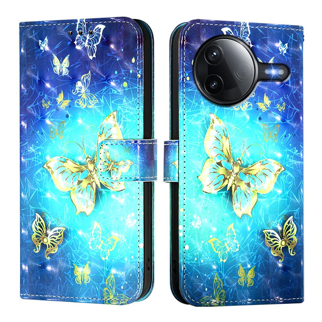 For Xiaomi Poco F7 Ultra 5G/Xiaomi Redmi K80 5G/Xiaomi Redmi K80 Pro 5G/Xiaomi Poco F7 Pro 5G Leather Case Pattern Printing Wallet Stand Mobile Cover