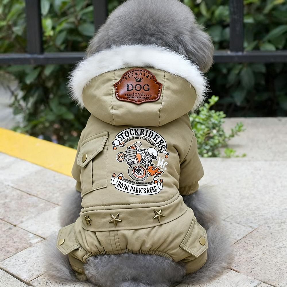 Kleidung für kleine Hunde Herbst Winter Warm Puppy Haustier Hund Mantel Jacke Mode mit Kapuze Chihuahua Yorkie Overalls Kleidung für Hunde
