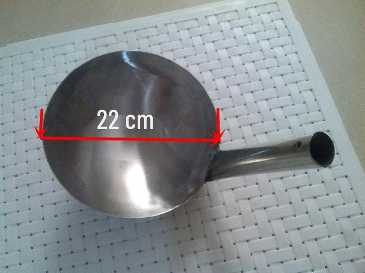 Stainless Steel Long Handle Tofu Pudding Spoon, Multiple Sizes 22cm