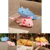 Axolotl Plüschtier Weich und Kuschelig Hexagonales Dinosaurierspielzeug für Kinder