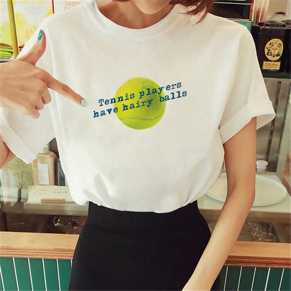 Tennis T-shirts Women Summer T Shirt Girl Japanese Y2k Harajuku Clothes