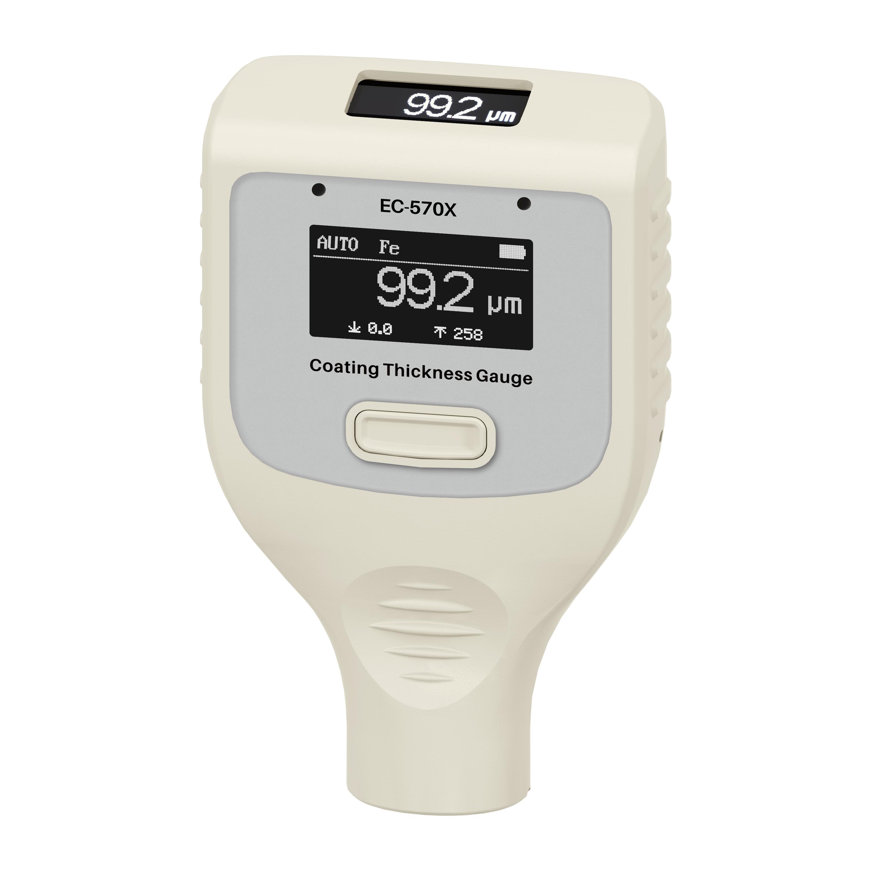 EC-570X-P Digital Dual Screen Car Paint Coating Thickness Gauge Low Temperature Car Paint Coating Thickness Gauge 0~2000μm