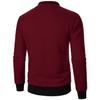 Herren Sweatshirt mit Stehkragen und Reißverschluss