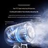 2026 Folding Handheld Fan: High-Speed Brushless Motor, Neck-Hanging, Ice Pack, Mini Portable Cooling
