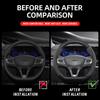 Suitable for Chevrolet Suede Matte Carbon Fiber Texture Steering Wheel Cover Suitable for Celze Spark Captiva Orlando Lacetti Equinox Malibu