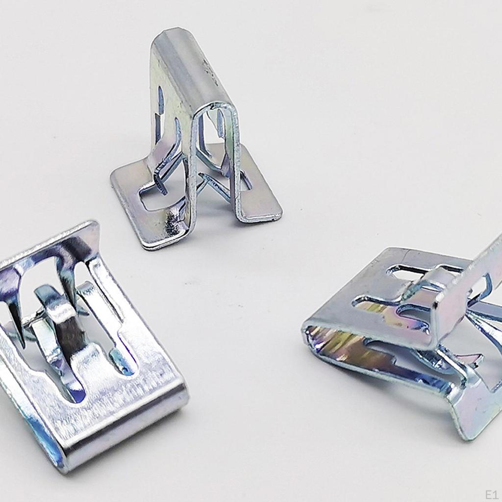 10 x Metall-Auto-Halteklammern, feste Clip-Schnalle, links und rechts, Kfz-Innenraumbefestigung für