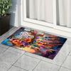 1pc Dreamcatcher Print Rug Outdoor Indoor Area Rug Floor Mat, Doorway Decoration Rug With Non-slip Rubber Backing, Outdoor Patio