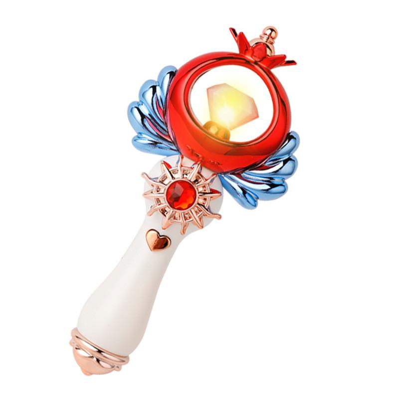 

Princess Magic Wand Led Light With Music For Girls Birthday Gift Diamond White