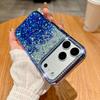 Rhinestone Lens Glitter Gradient Case for iPhone 17 Pro Max - Drop-proof, Electroplated Soft Protective Cover.