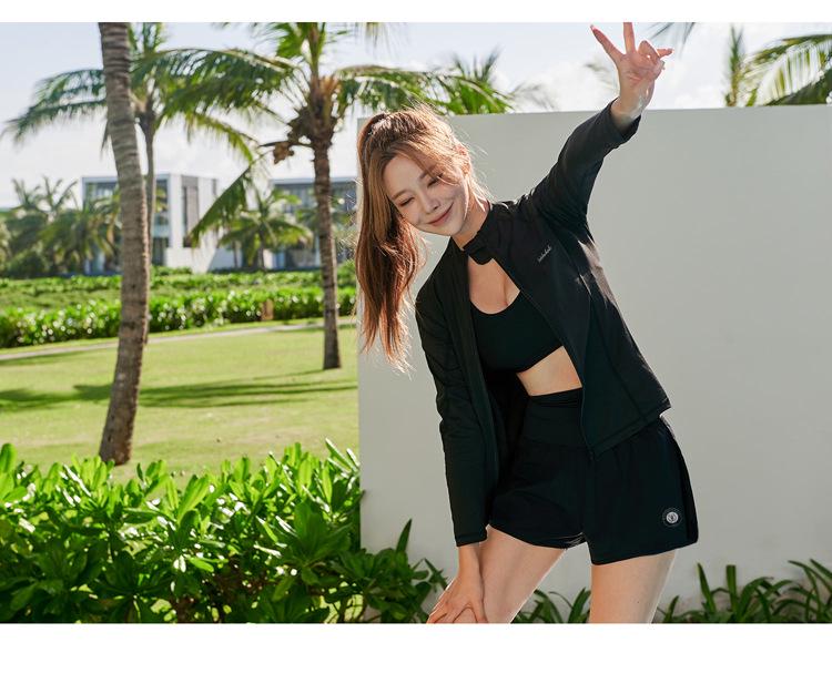 2023 Women's Sun Protection Slimming Surf Suit: Long Sleeve & Split Long Pants Set
