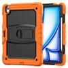 For iPad Air 13 (2025)/(2024) Case PC+Silicone Kickstand Pen Slot Tablet Cover with Shoulder Strap