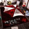 Resident Evil Logo Umbrella Červený koberec Protiskluzový koberec vhodný pro obývací pokoj a ložnicové pohovky.