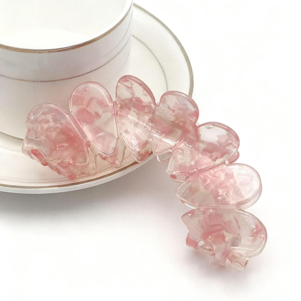 Petal Claw Hair Clip: Elegant Chinese-Style Shark Clip for Women's Updo