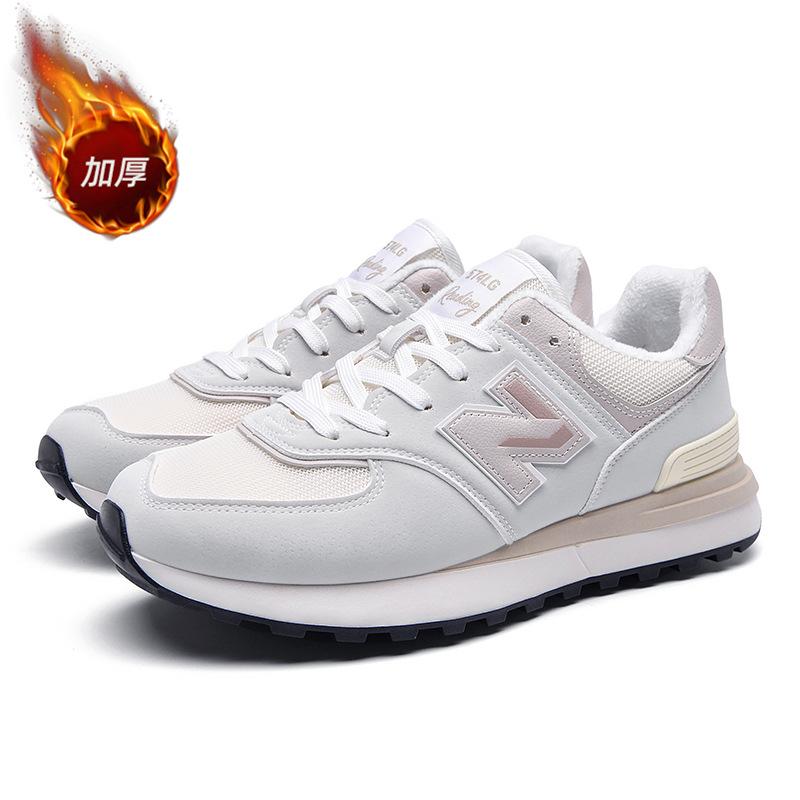 Spring and Autumn Cool Run Classic Height Increase Cotton Thickened Warm Sneakers Casual Shoes Couple Running Shoes