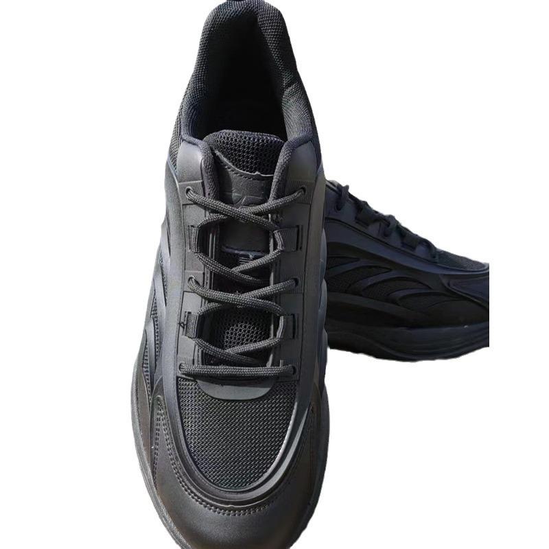 Training shoes men's black low-top off-road physical training running shoes outdoor ultra-light breathable hiking shoes