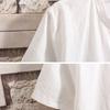 2 Pcs/Set Men T-shirt Shorts Set Solid Color Elastic Waist Loose V Neck Drawstring Homewear Deep Crotch Plus Size Casual Summer