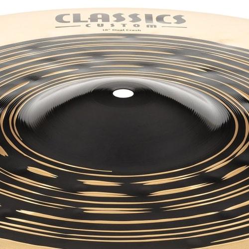 MEINL Cymbals Classics Custom Dual Series 18" Dual Crash Cymbal CC18DUC