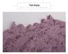2023 Spring Women's Slimming Long Sleeve Lace Cutout Semi-High Neck Shirt