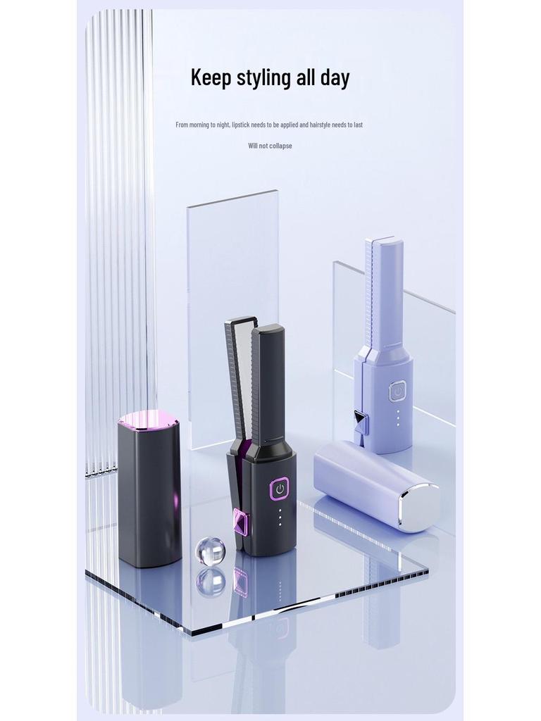Portable Mini USB Straightener & Curling Iron