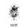 Skull Geisha Sweatproof Tattoo Sticker - Women's Small Full Arm Design